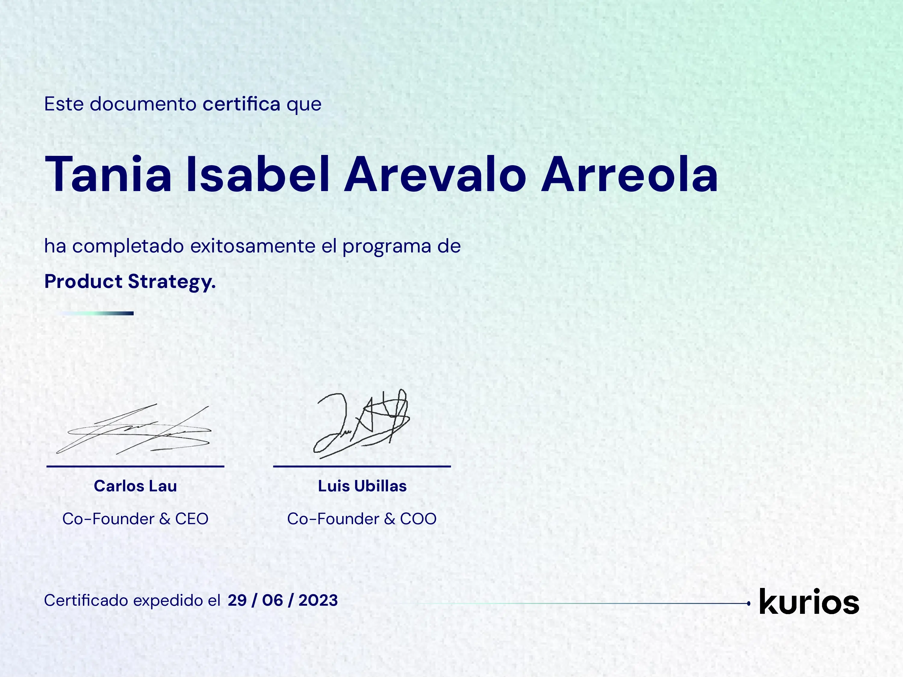Certificado