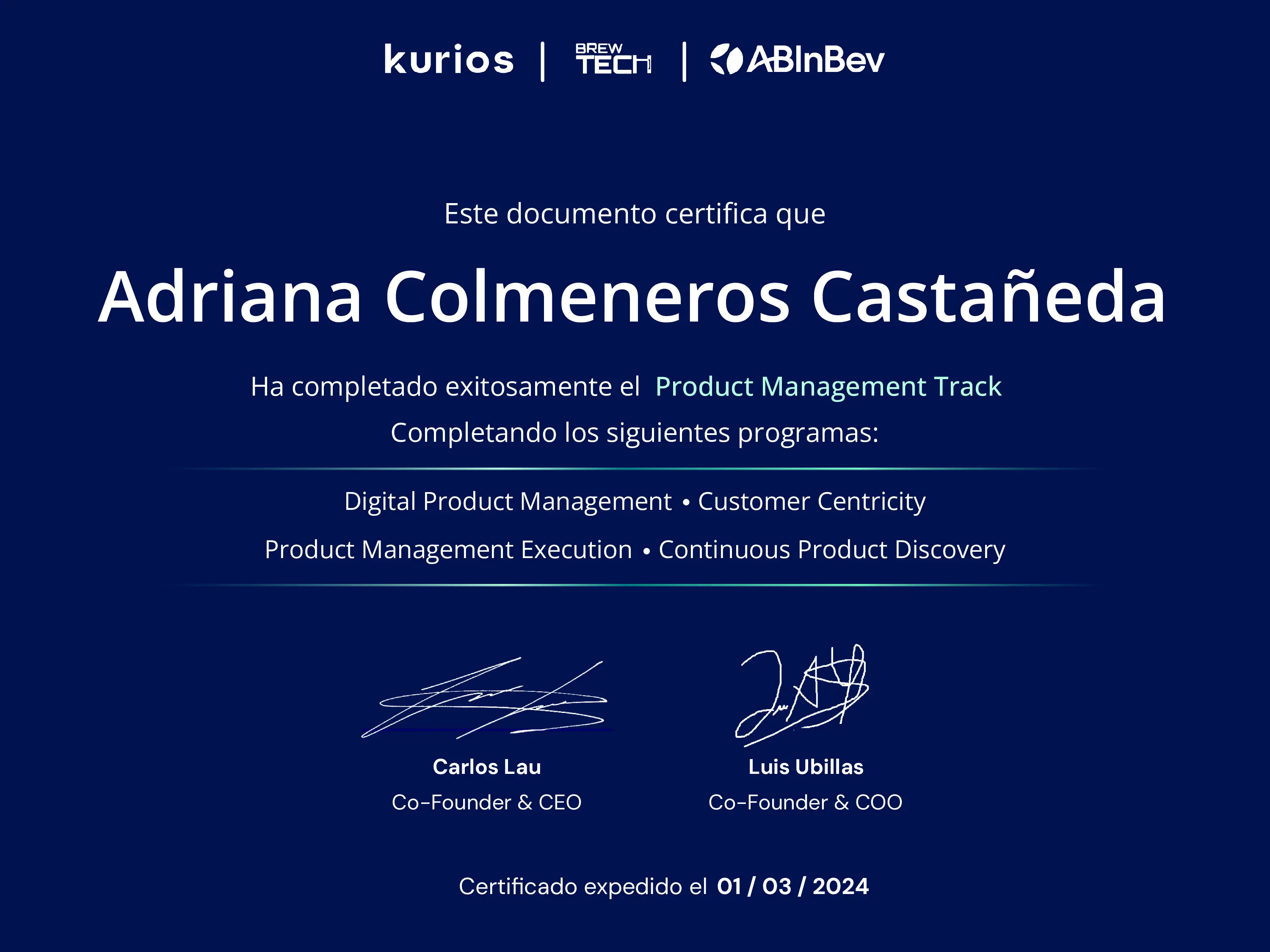 Certificado