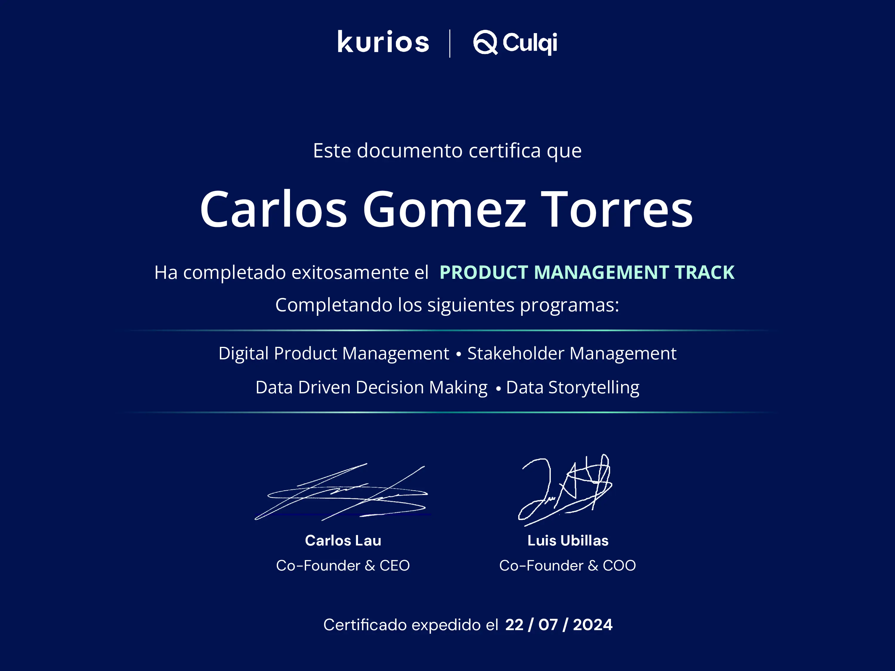 Certificado