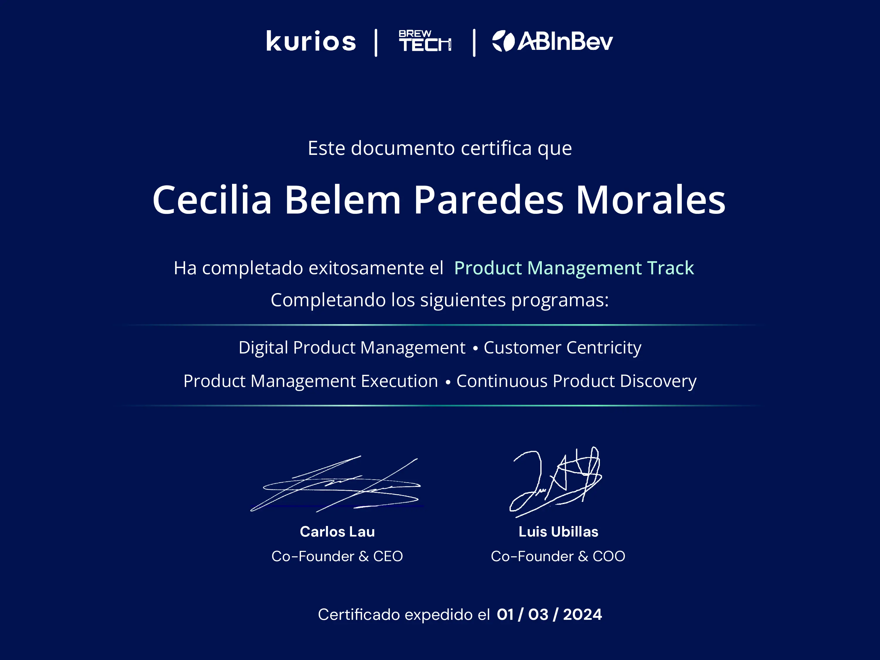 Certificado