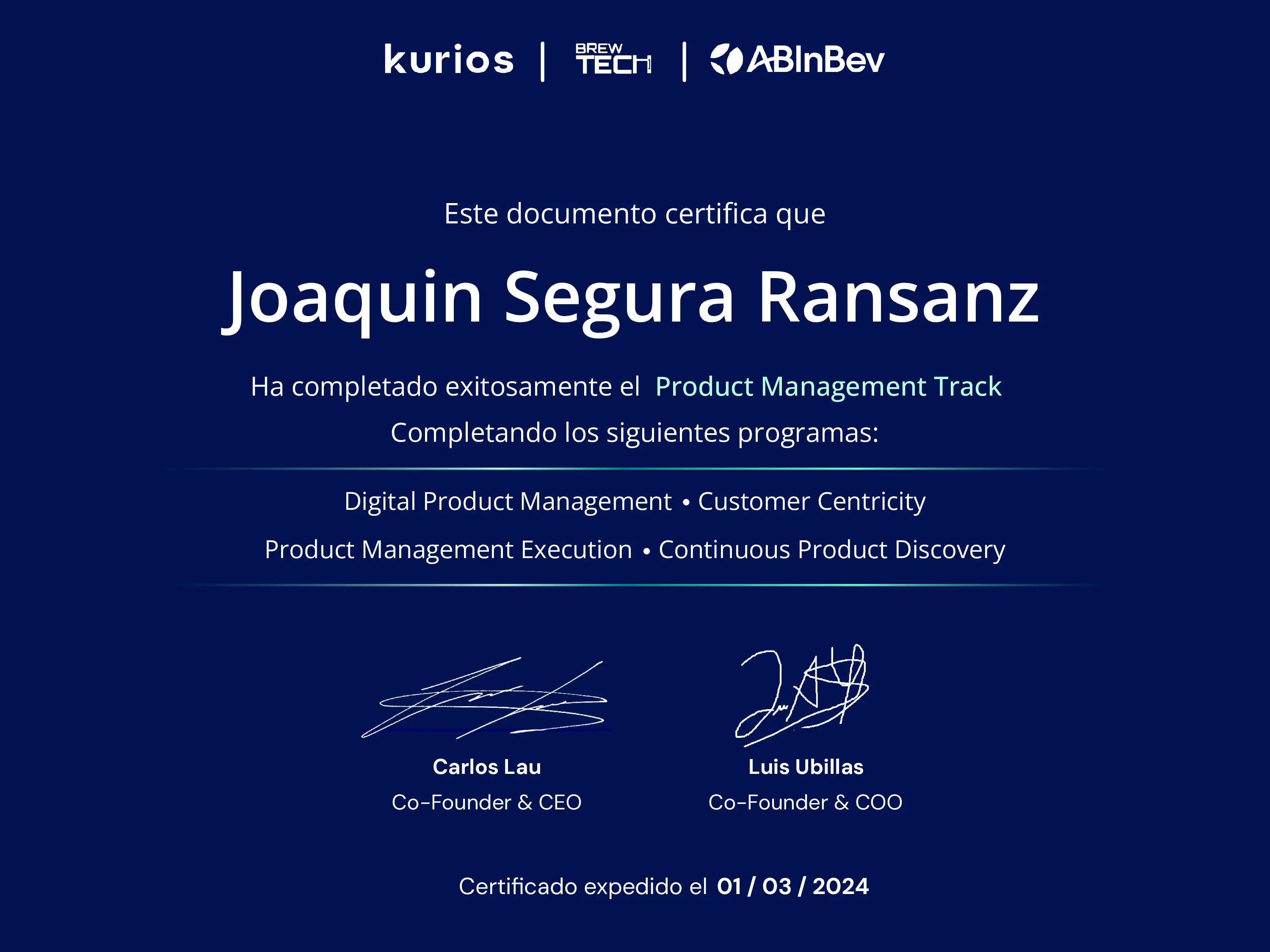 Certificado