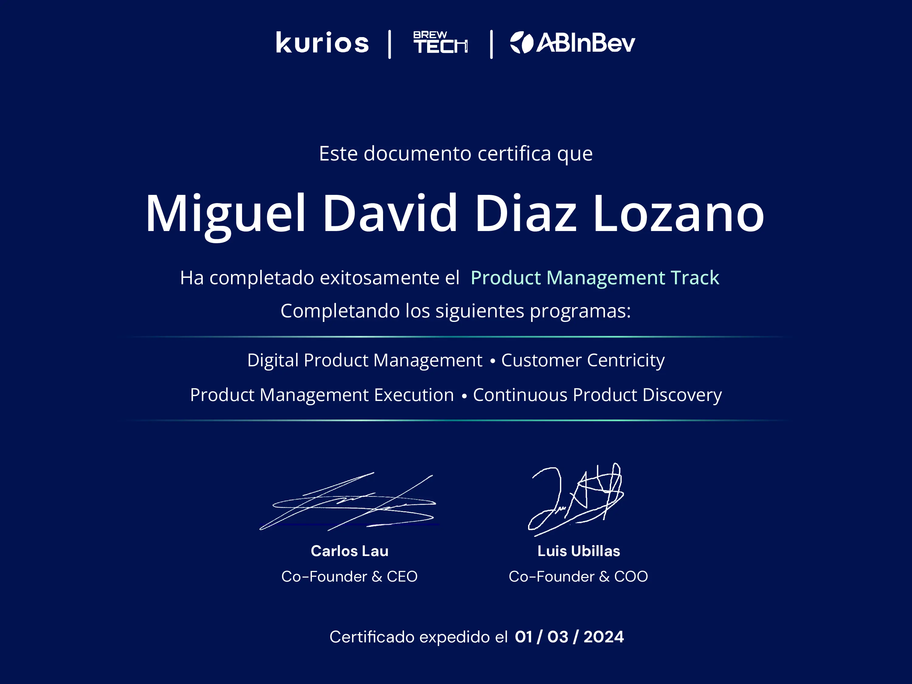 Certificado