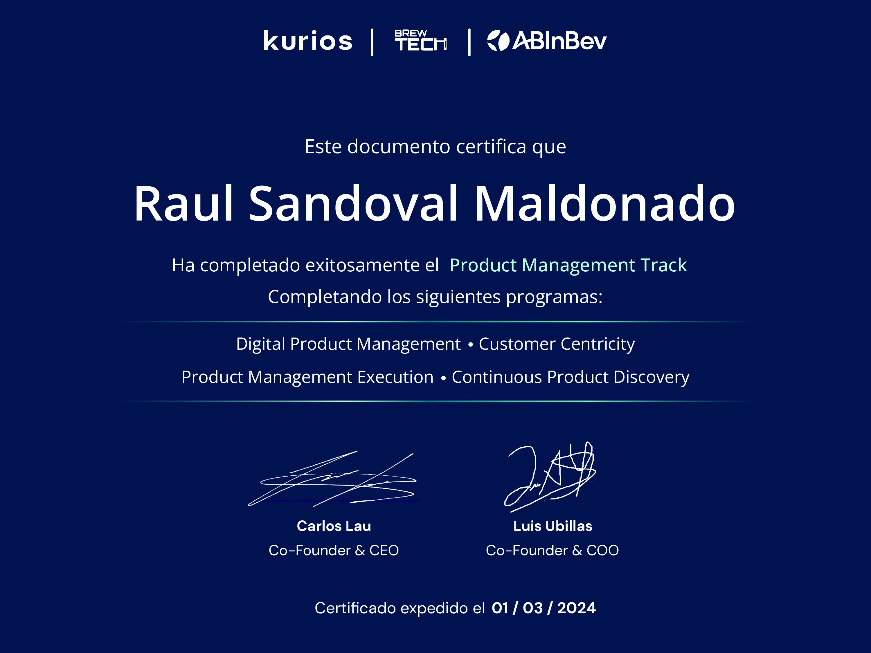 Certificado