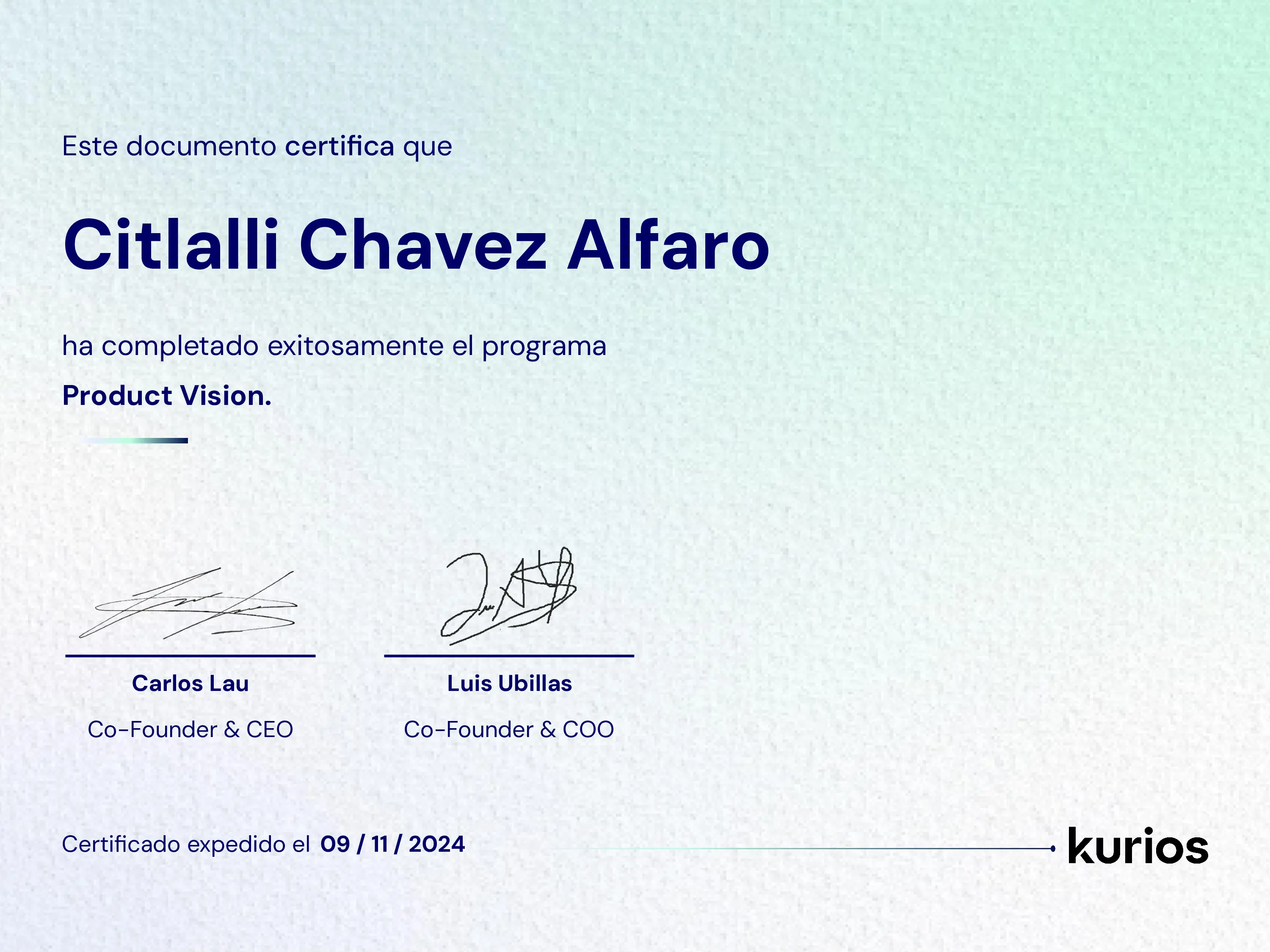 Certificado