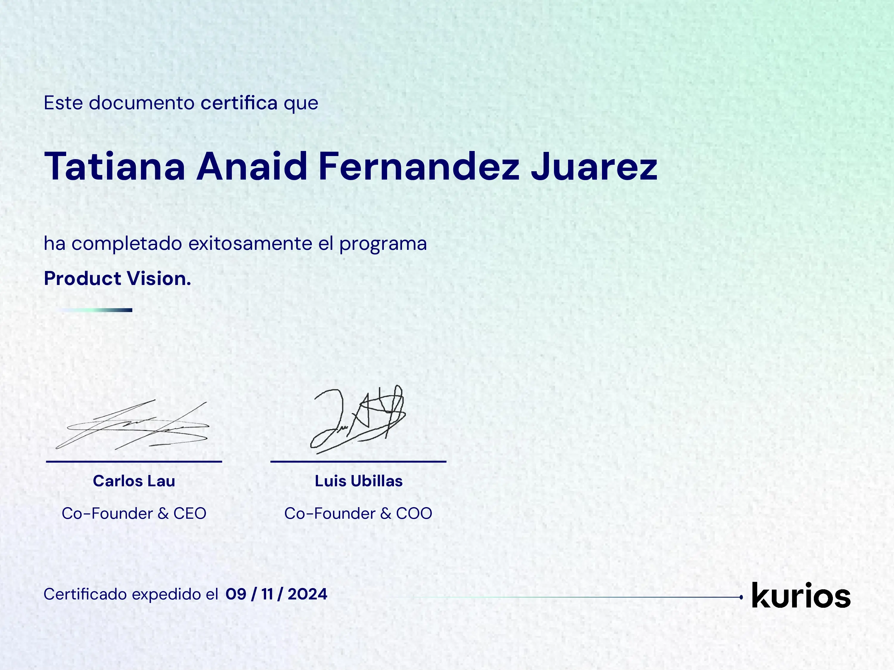 Certificado