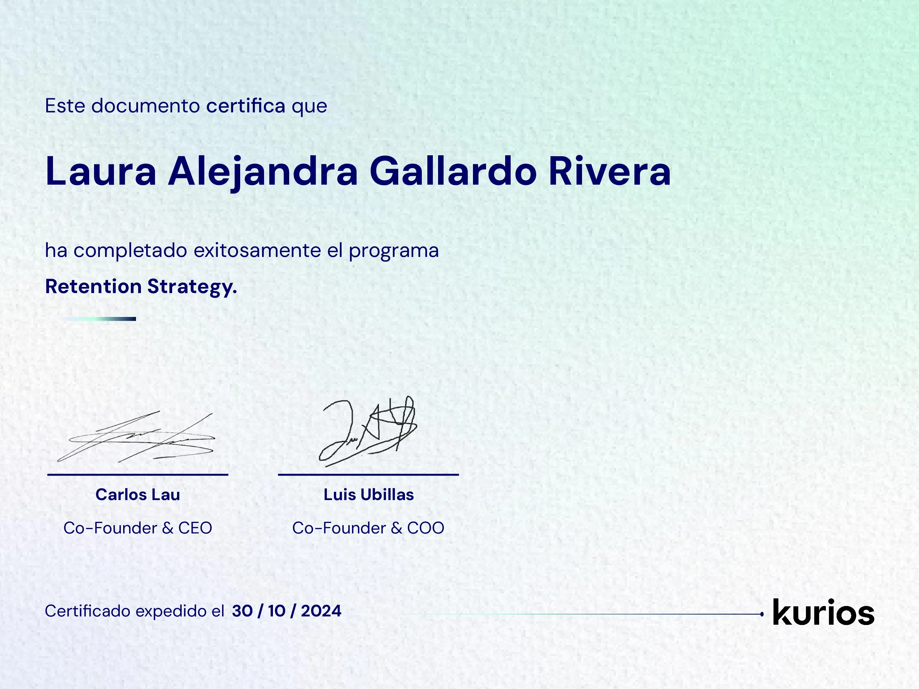 Certificado