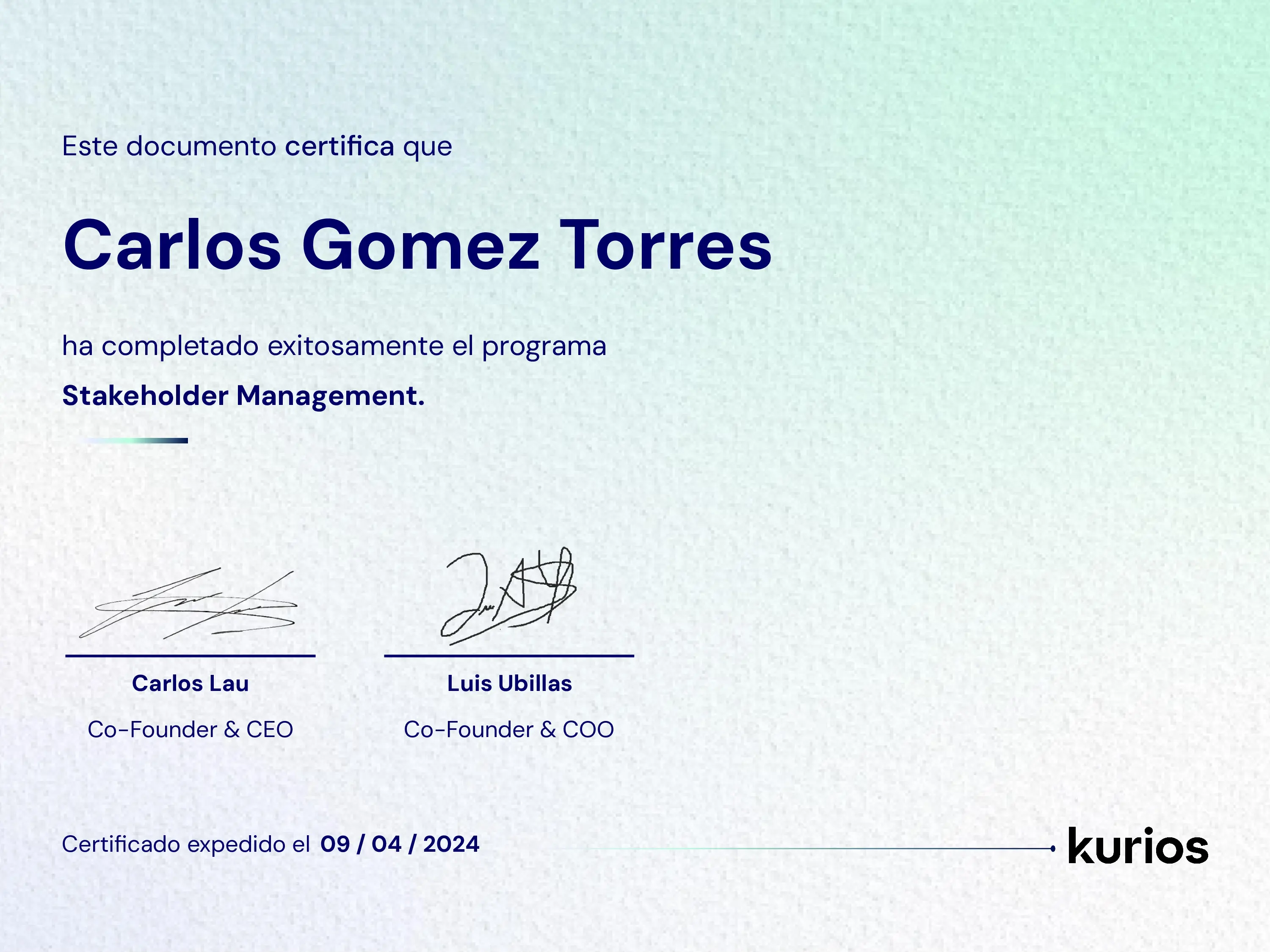 Certificado