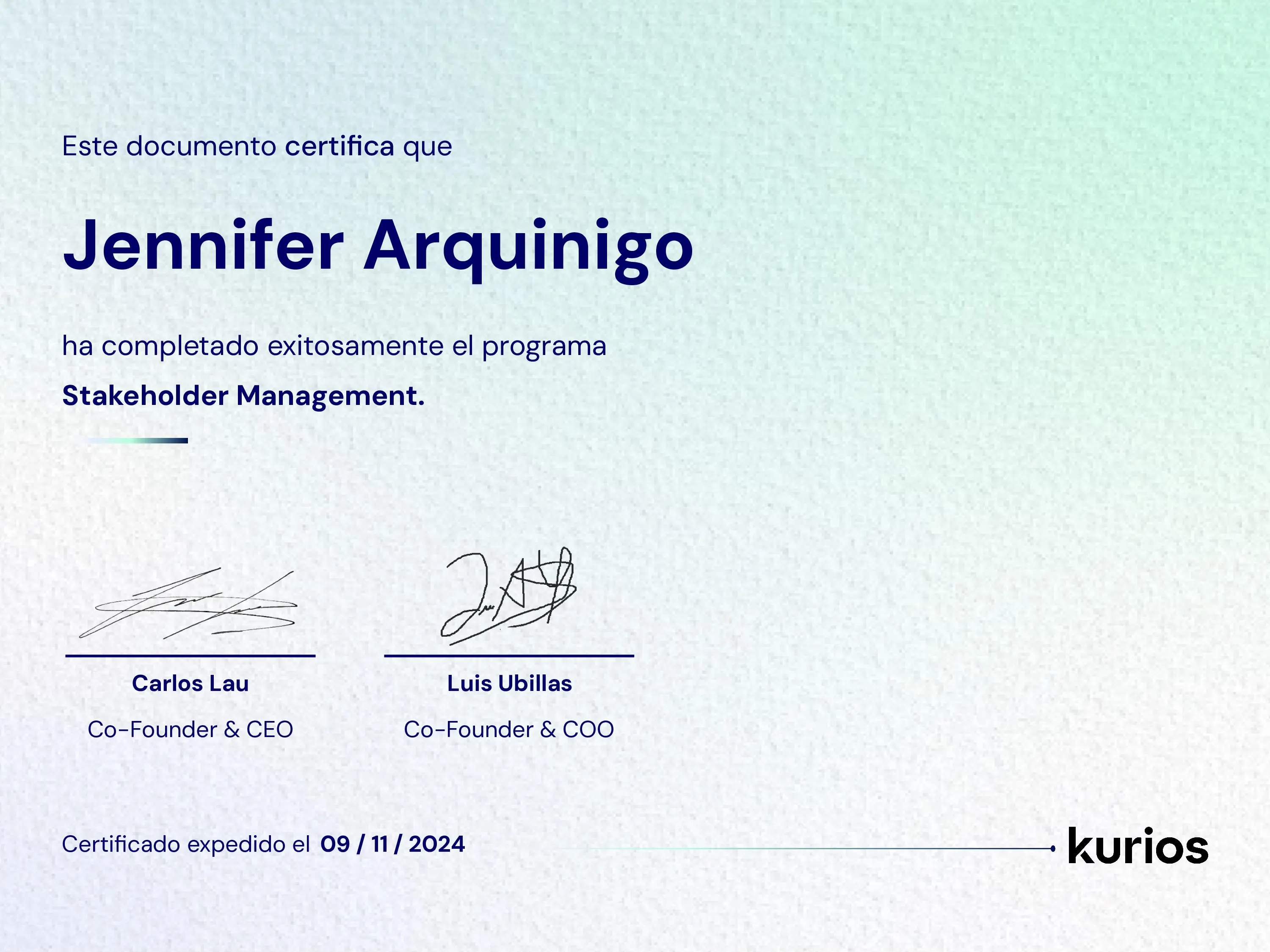Certificado