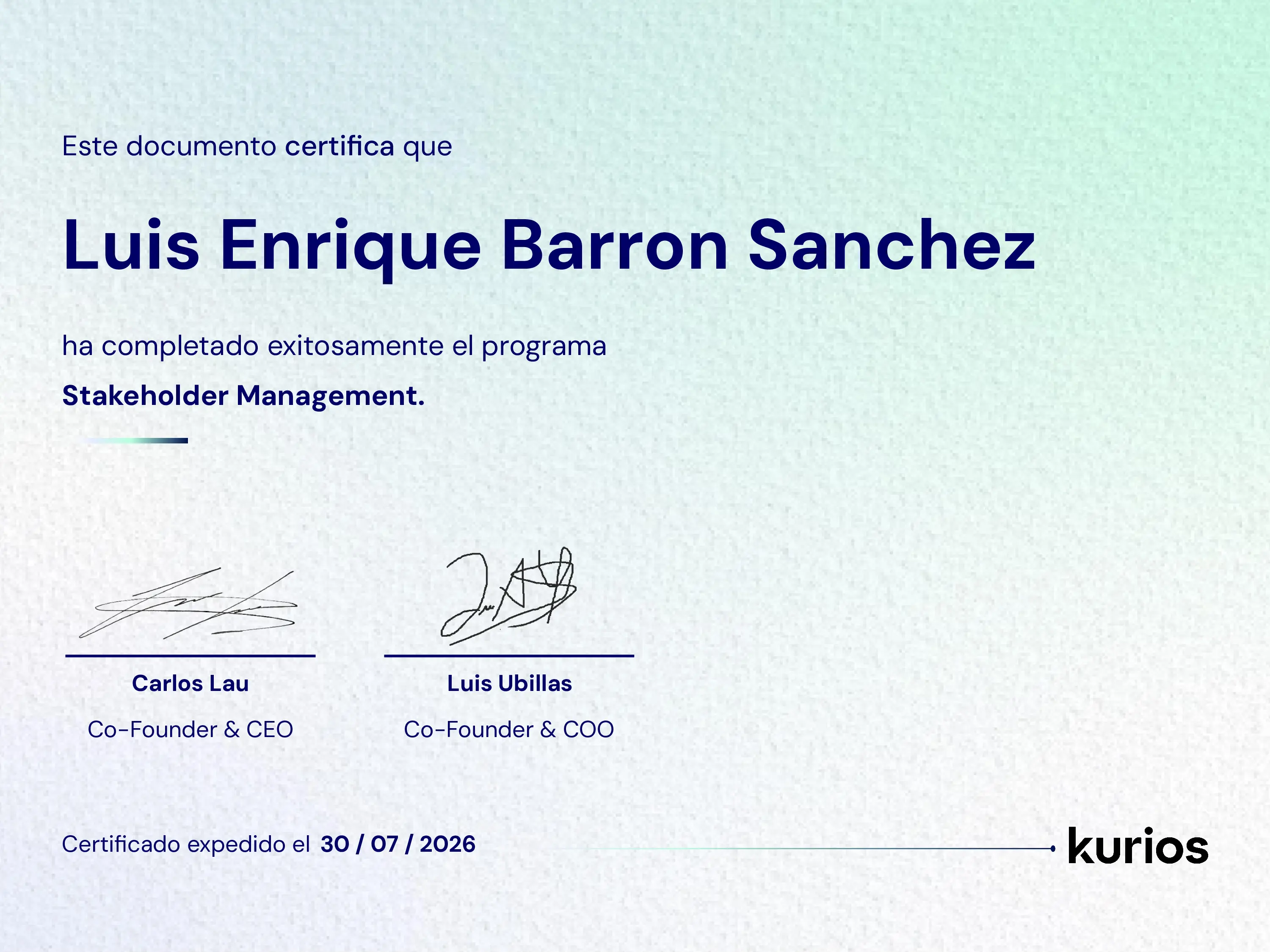 Certificado
