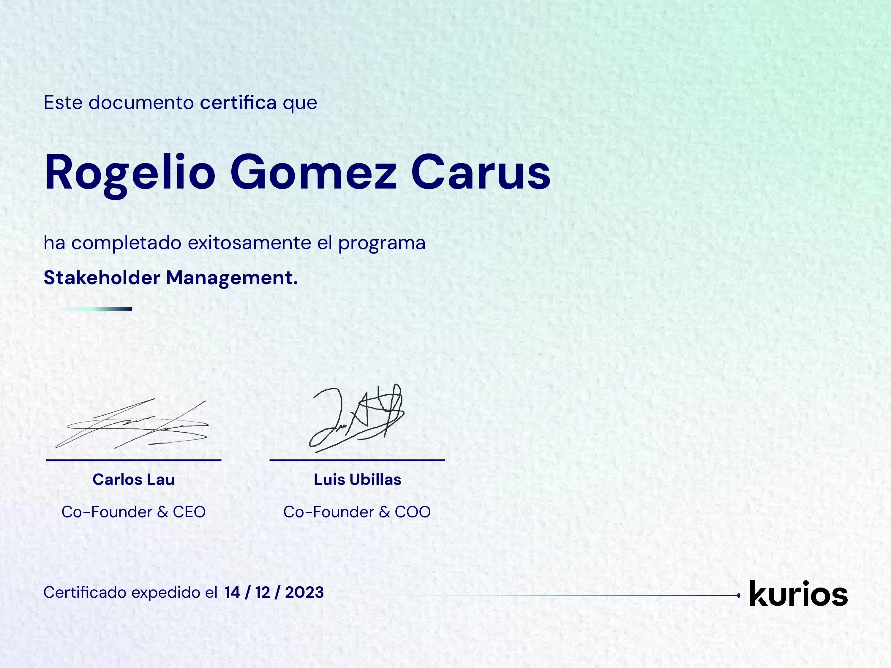 Certificado