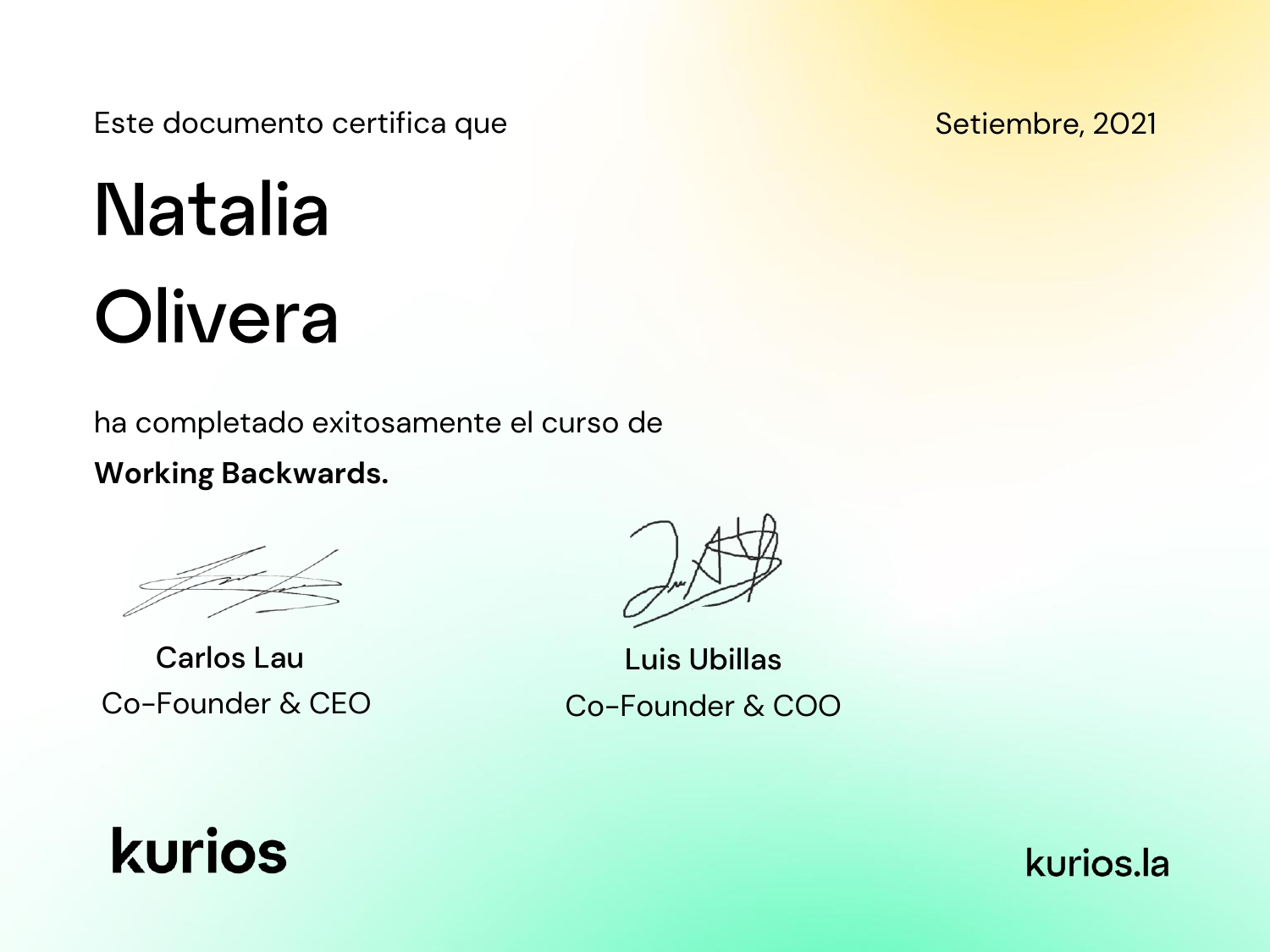 Certificado