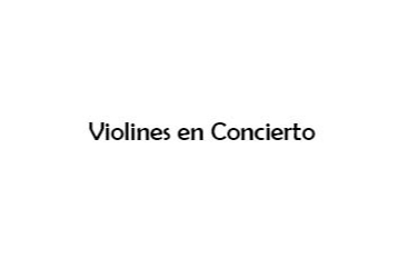 Violines En Concierto