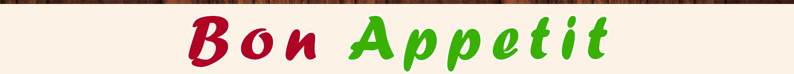 Bon Appetit