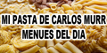 Mi Pasta de Carlos Murr Menues del Dia