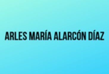 Arles María Alarcón Díaz
