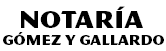 Notaría Gómez y Gallardo