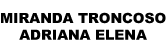 Miranda Troncoso Adriana Elena