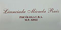 Licenciada en Psicologia Micaela Ruiz