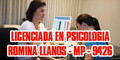 Licenciada en Psicologia Romina Llanos - Mp 9426 - Atencion a Obras Sociales y Particulares