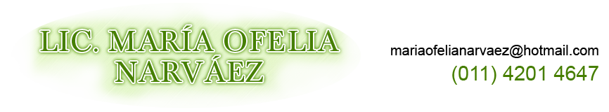Lic Maria Ofelia Narvaez