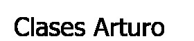 Clases Arturo