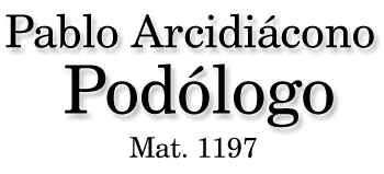 Pablo Arcidiacono - Podologo Mat 1197