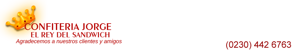 Confiteria Jorge el Rey del Sandwich