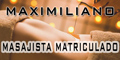 Maximiliano - Masajista Matriculado