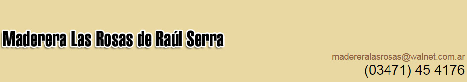 Maderera las Rosas de Raul Serra