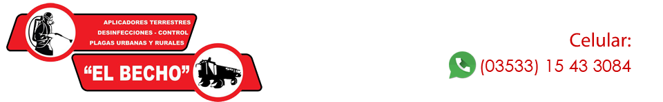 Pulverizaciones y Desinfecciones - Control de Plagas Urbanas el Becho