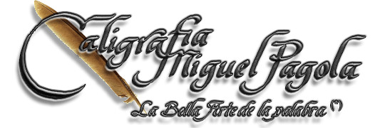 Caligrafia Miguel Pagola