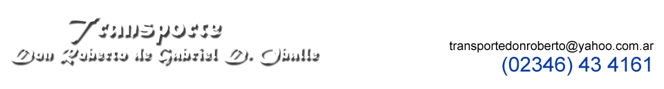 Transporte Don Roberto de Gabriel D Oballe