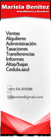 Inmobiliaria y Gestoria Mariela Benitez