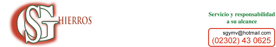 Sg Hierros - Mv Aceros Venta Hierros-Chapas-Corte-Plegado