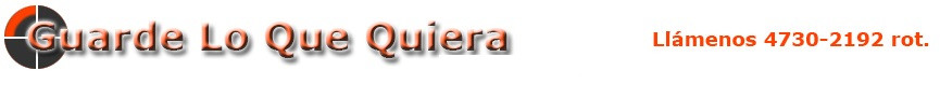 Guarde Lo Que Quiera
