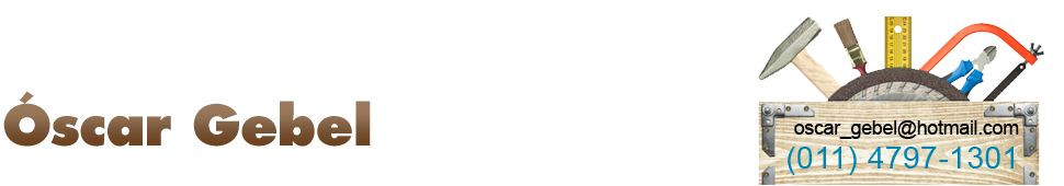 Oscar Gebel - Gasista Matriculado - Mat 16522