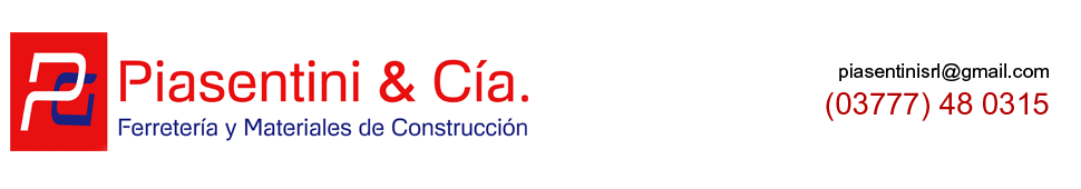 Piasentini y Cia SRL Ferreteria-Materiales de Construccion