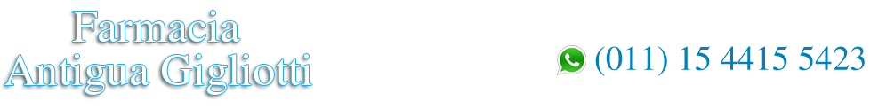 Farmacia Antigua Gigliotti Atencion 24 Hs
