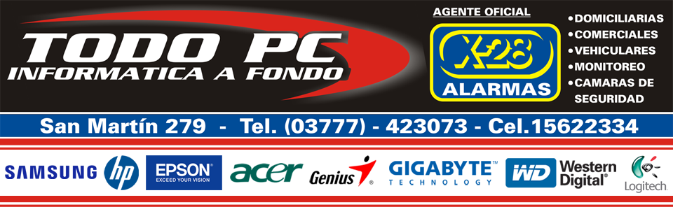 Todo Pc - Alarmas X28 Agente Oficial