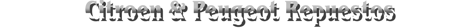 Citroen & Peugeot - Repuestos