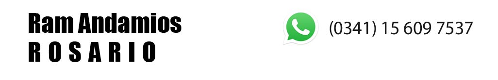 Andamios Ram Rosario - Alquiler