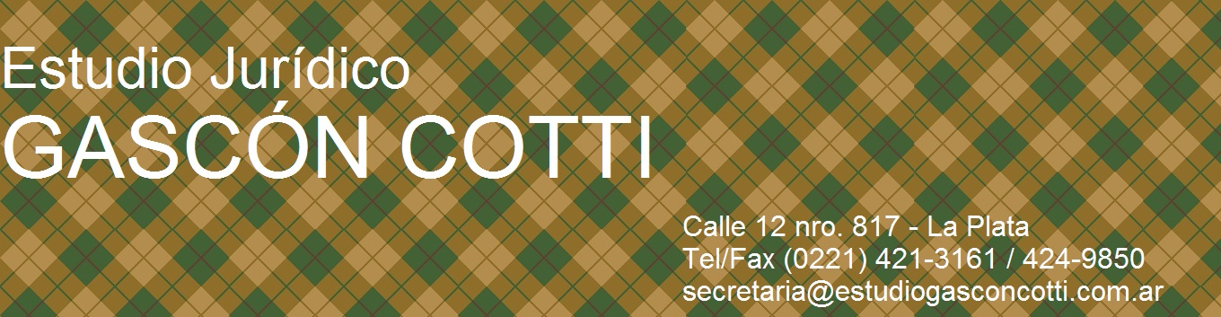 Gascon Cotti - Estudio Juridico