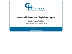 Contabilidades Administración y Seguros Higuera