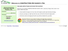 Constructora Rio Huasco