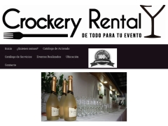 Crockery Rental
