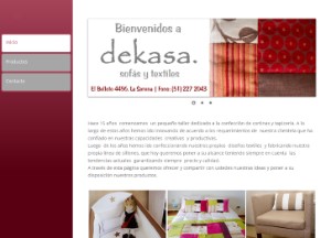Dekasa Sofas y Textiles