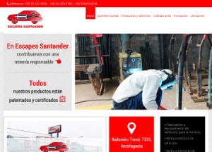 Escapes Santander Equipamiento Minero