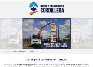 Grúas y Transportes Cordillera