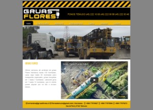 Grúas Flores, Camiones Pluma y Montajes Industriales.
