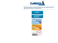 I. Municipalidad de Calbuco